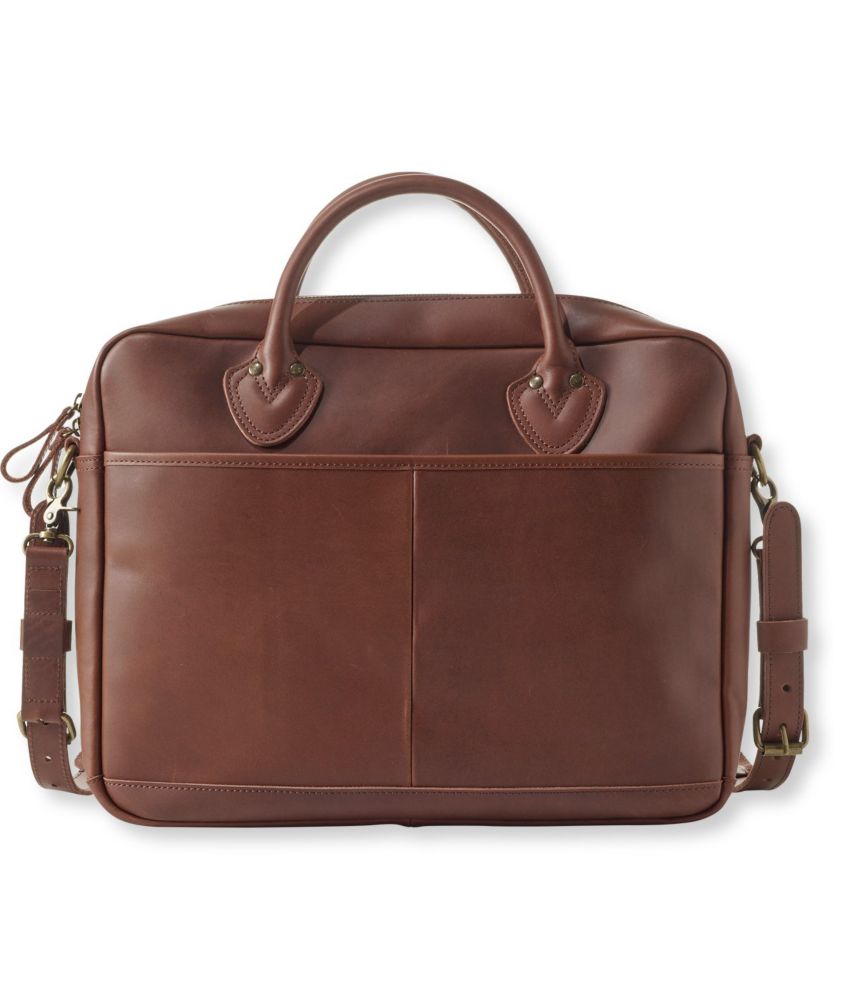 ll bean leather briefcase