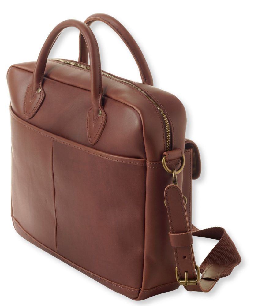 ll bean leather briefcase