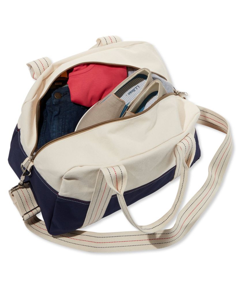 ll bean signature leather duffle