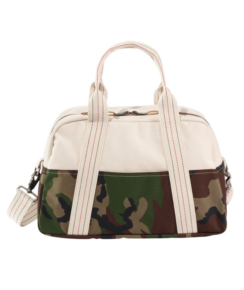 ll bean signature leather duffle
