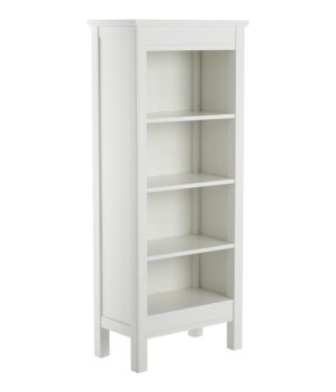 Painted Farmhouse Four-Shelf Bookcase