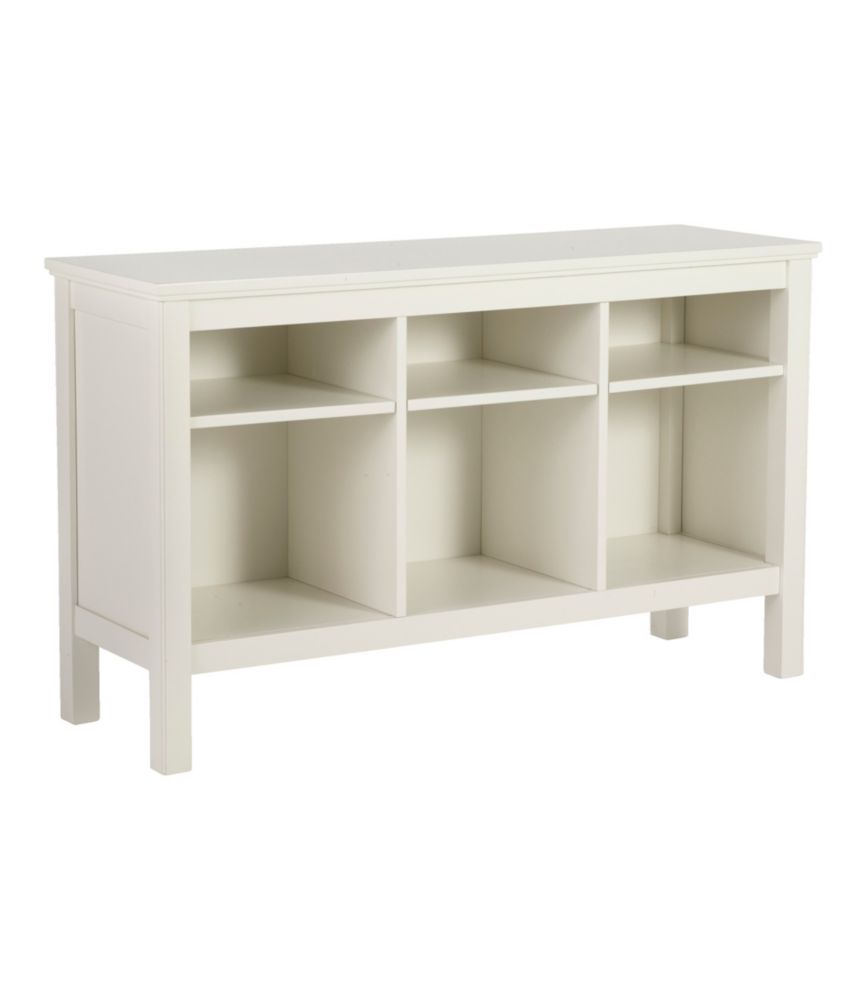 Painted Farmhouse Storage Console, Paperwhite, small image number 1