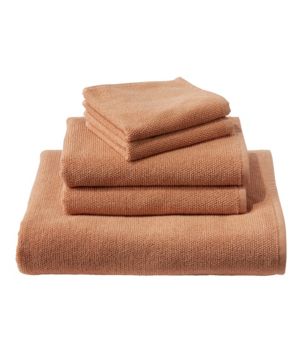 Organic Textured Cotton Towel Hand Set of Two Marled
