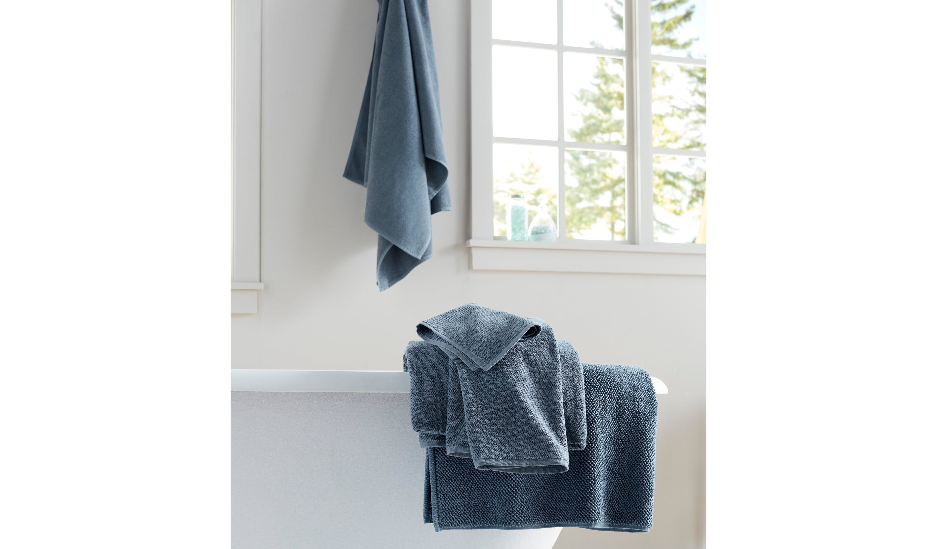 Organic Textured Cotton Towel Set