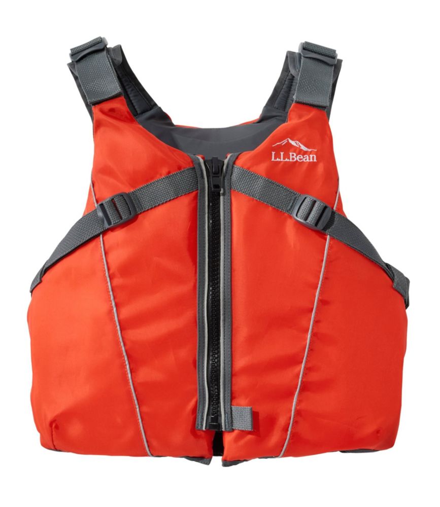 Adults' L.L.Bean Universal Fit Mesh-Back PFD, Orange, small image number 1