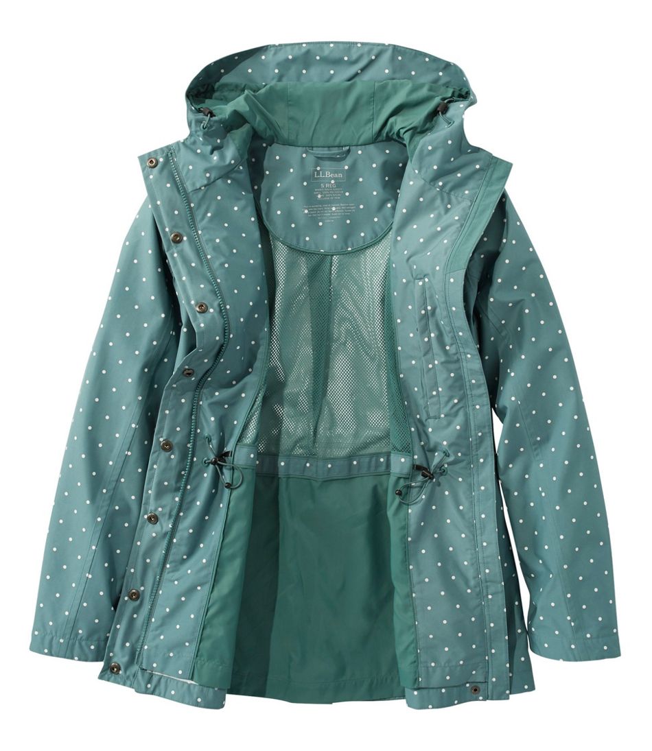 Women's Rain Mesh-Lined Jacket, Print | Rain Jackets Shells at