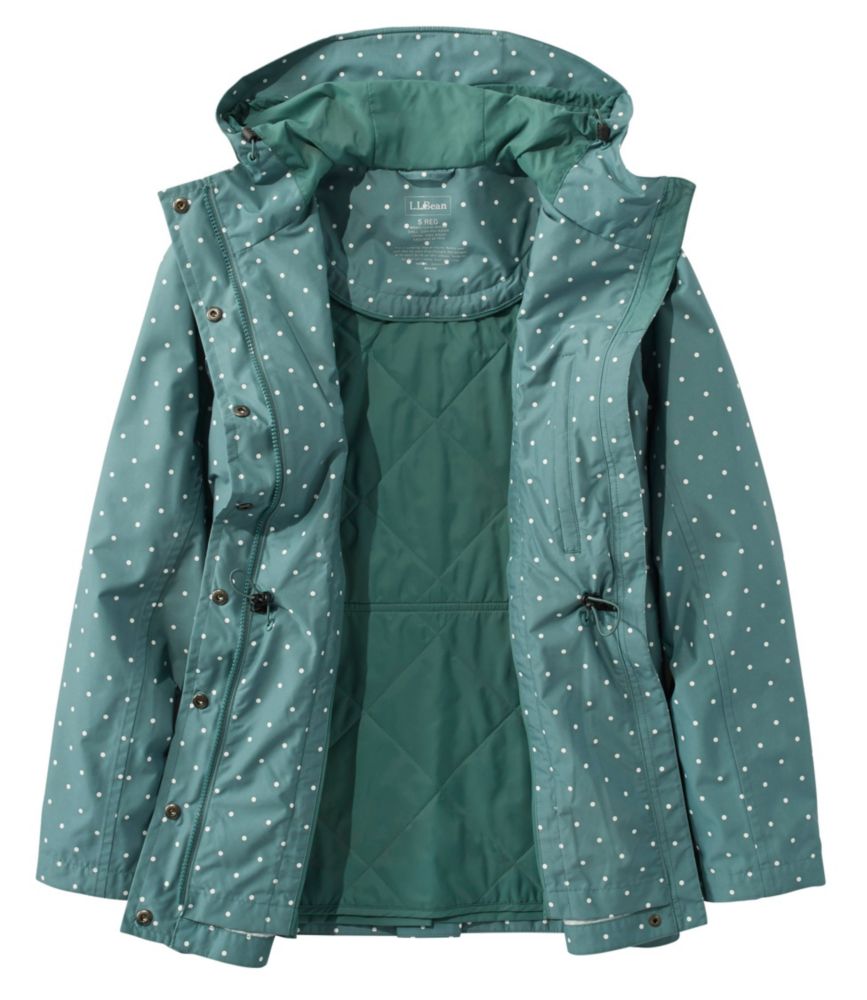Women's H2OFF Rain PrimaLoft Lined Jacket, Print Women's at L.L.Bean