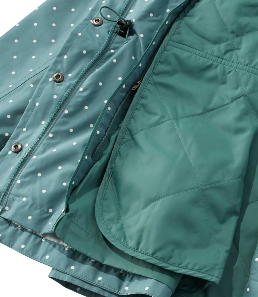 Women's H2OFF Rain PrimaLoft Lined Jacket, Print Women's at L.L.Bean