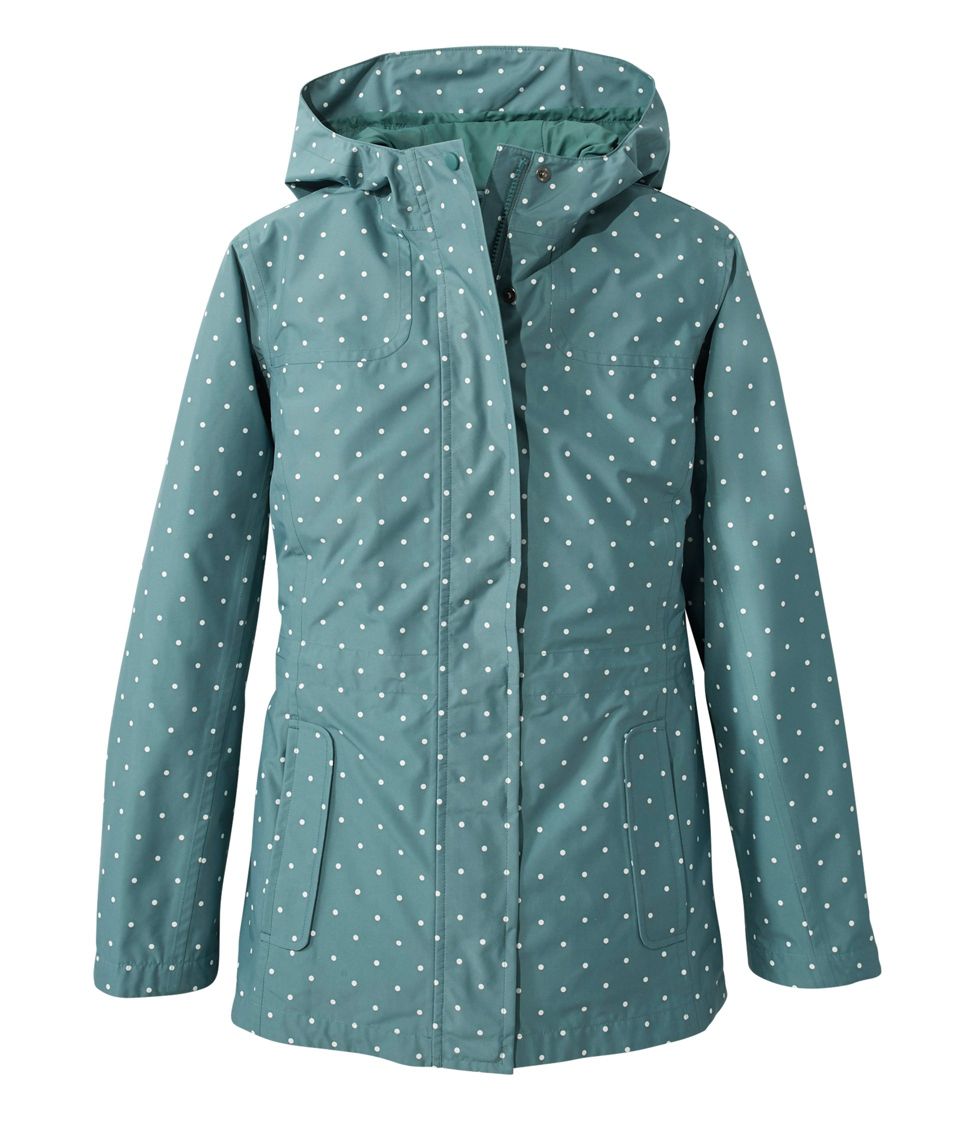 Women's H2OFF Rain PrimaLoft Lined Jacket, Print at L.L. Bean