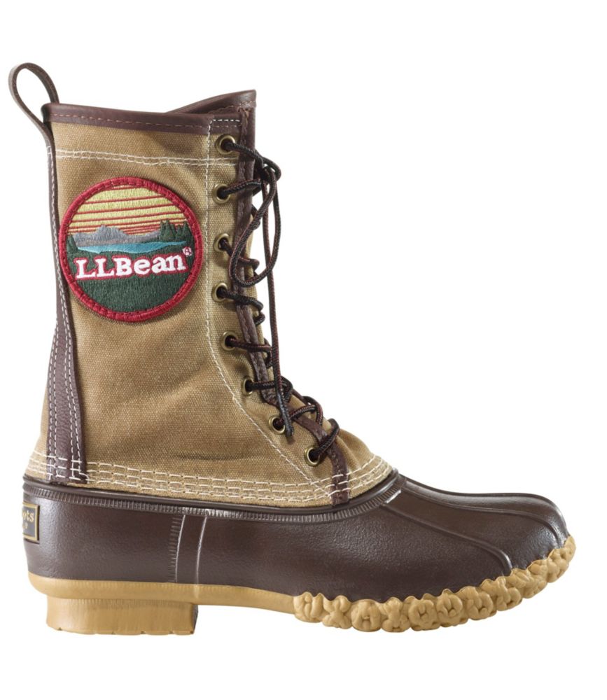 canvas bean boots