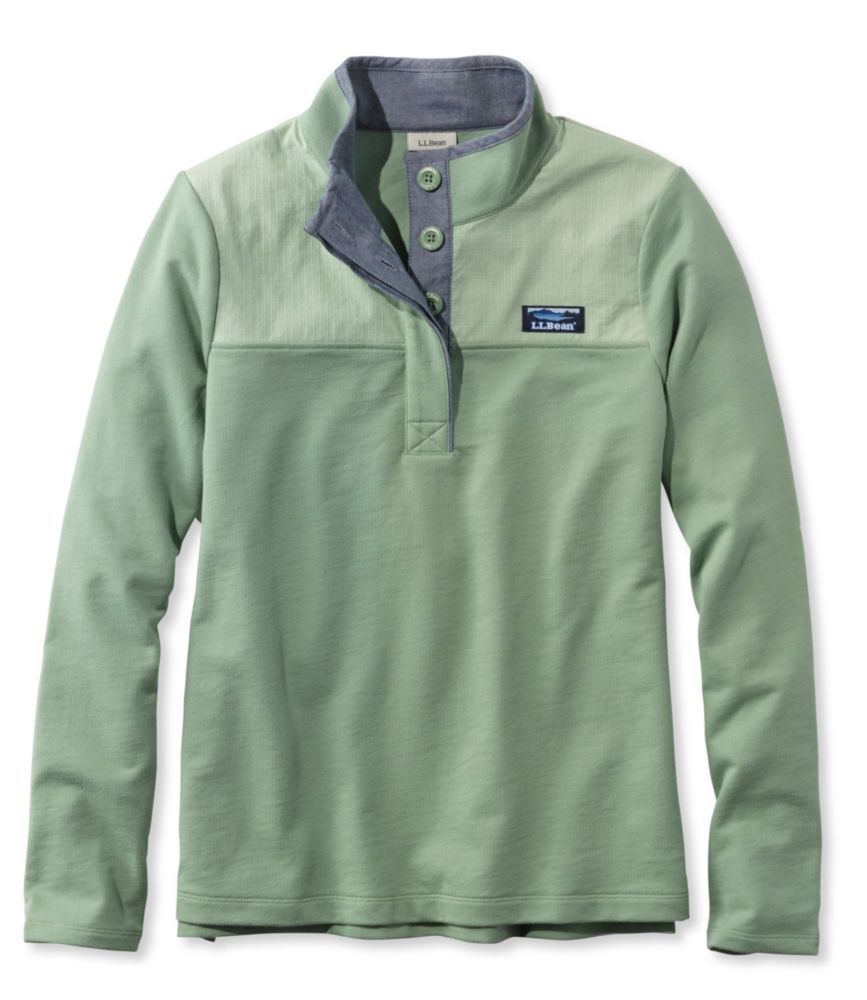 ll bean soft cotton rugby hoodie