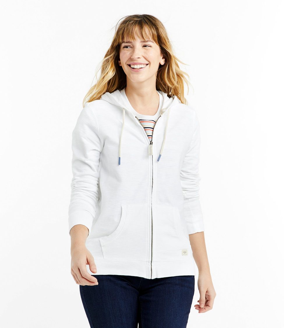 Cotton zip sale hoodie women's