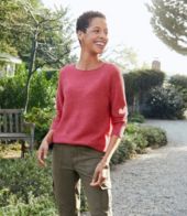 Ll bean store textured cotton sweater