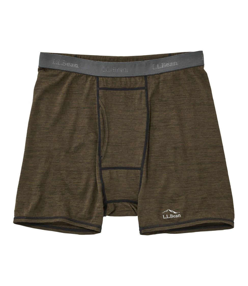 Men s Cresta Wool Ultralight Boxer Brief Stripe at L.L. Bean