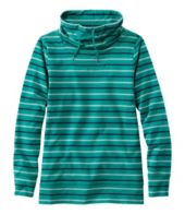 Women's Ultrasoft Sweats, Quarter-Zip Pullover Stripe at L.L. Bean