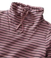 Women's Ultrasoft Sweats Funnelneck Pullover, Stripe, Sweatshirts & Fleece  at L.L.Bean