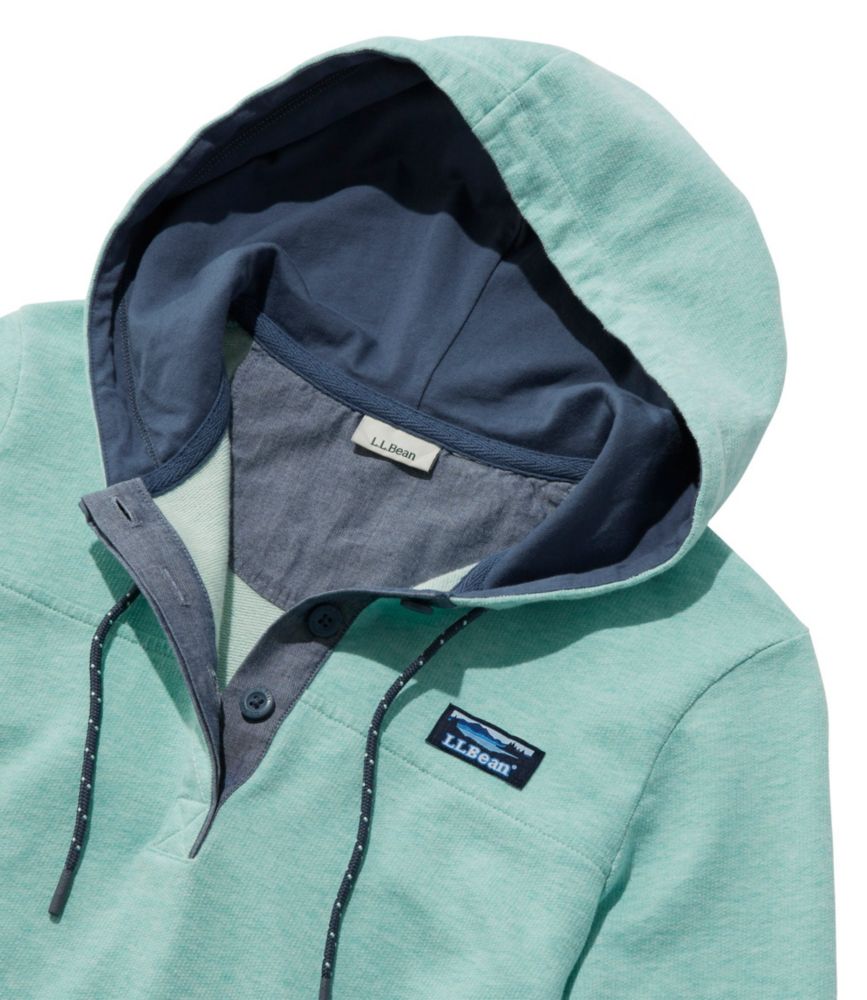 ll bean soft cotton rugby hoodie