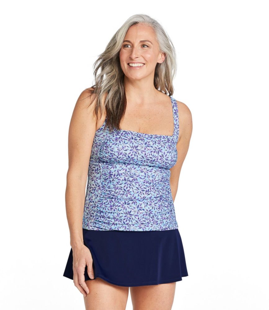 llbean plus size swimwear