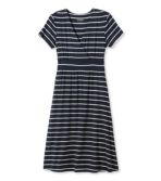 Summer Knit Dress, Short-Sleeve Stripe