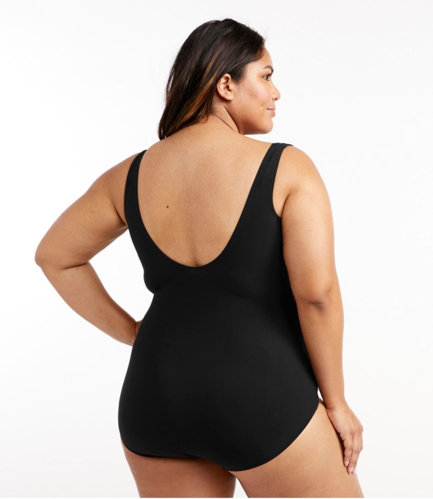 Women's Shaping Swimwear, Tanksuit, Black, small image number 3