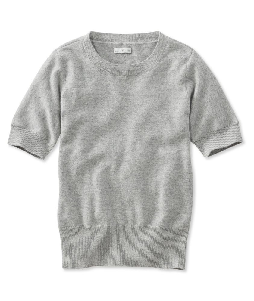short sleeve cashmere sweater