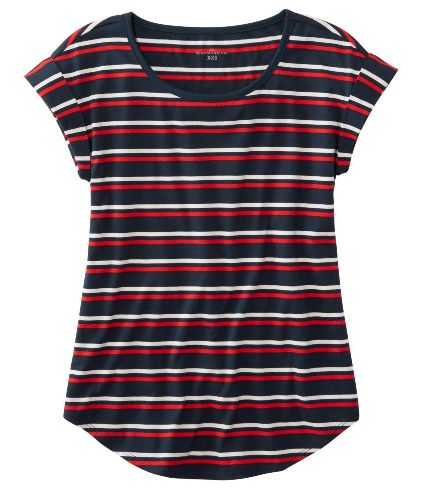 Signature Cotton/Modal Scoopneck, Short-Sleeve