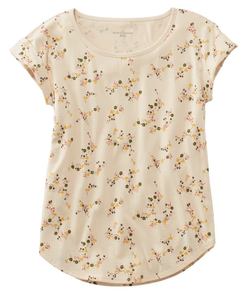 Signature Cotton/Modal Scoopneck, Short-Sleeve