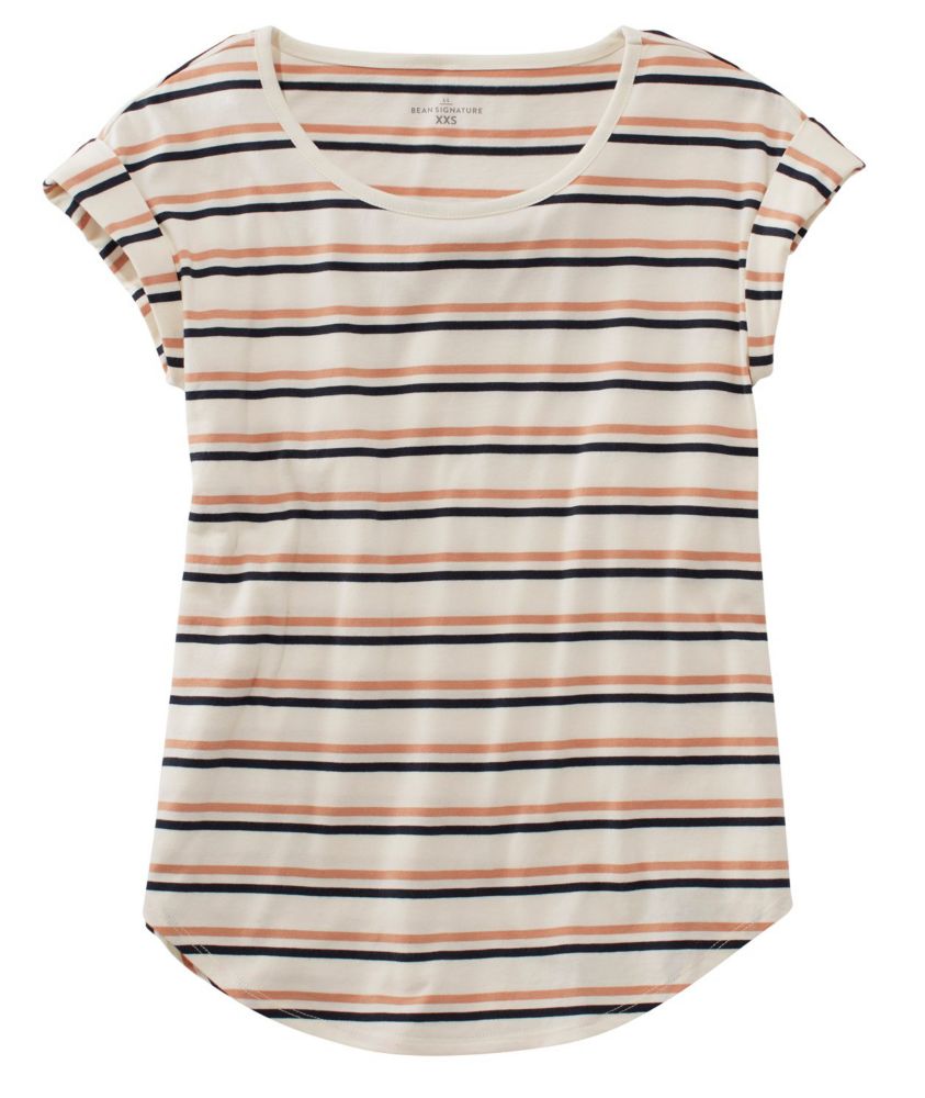 Signature Cotton/Modal Scoopneck, Short-Sleeve