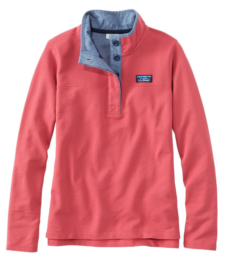 ll bean soft cotton rugby hoodie