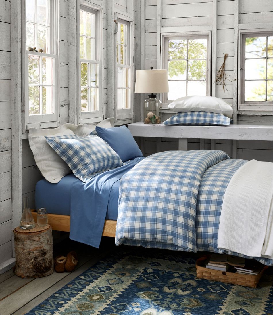 Ultrasoft Comfort Flannel Comforter Cover Collection Check