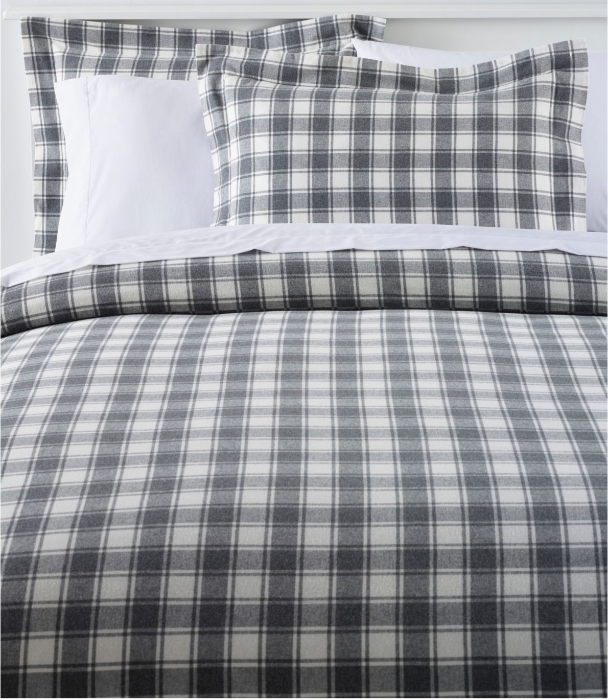 Ultrasoft Comfort Flannel Comforter Cover Collection, Check at L.L. Bean