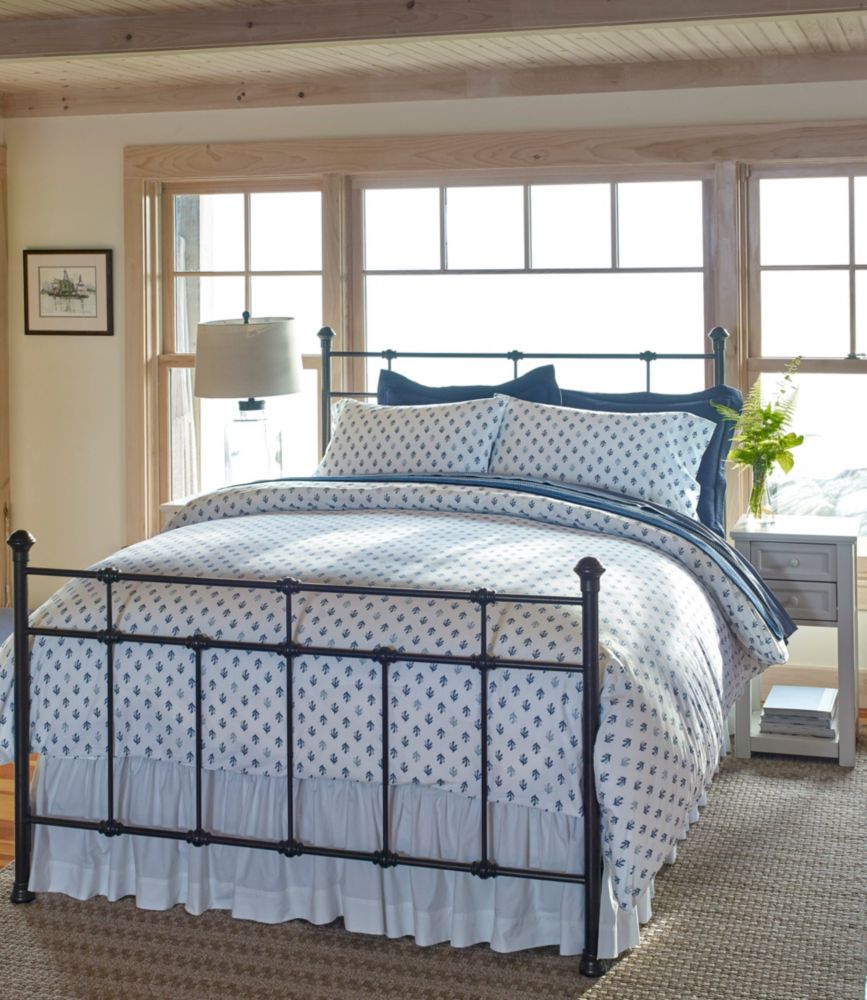 Sunwashed Percale Comforter Cover, Leaf Print, , small image number 3