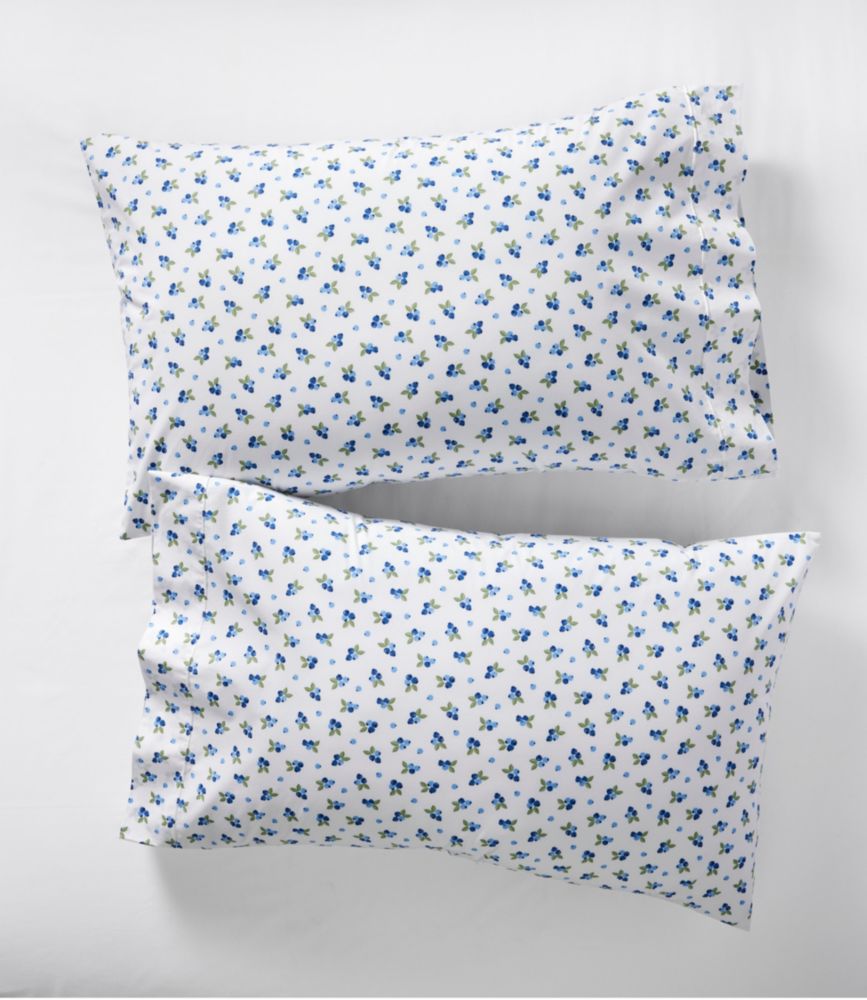 Blueberry Percale Sheet Collection, White, small image number 3