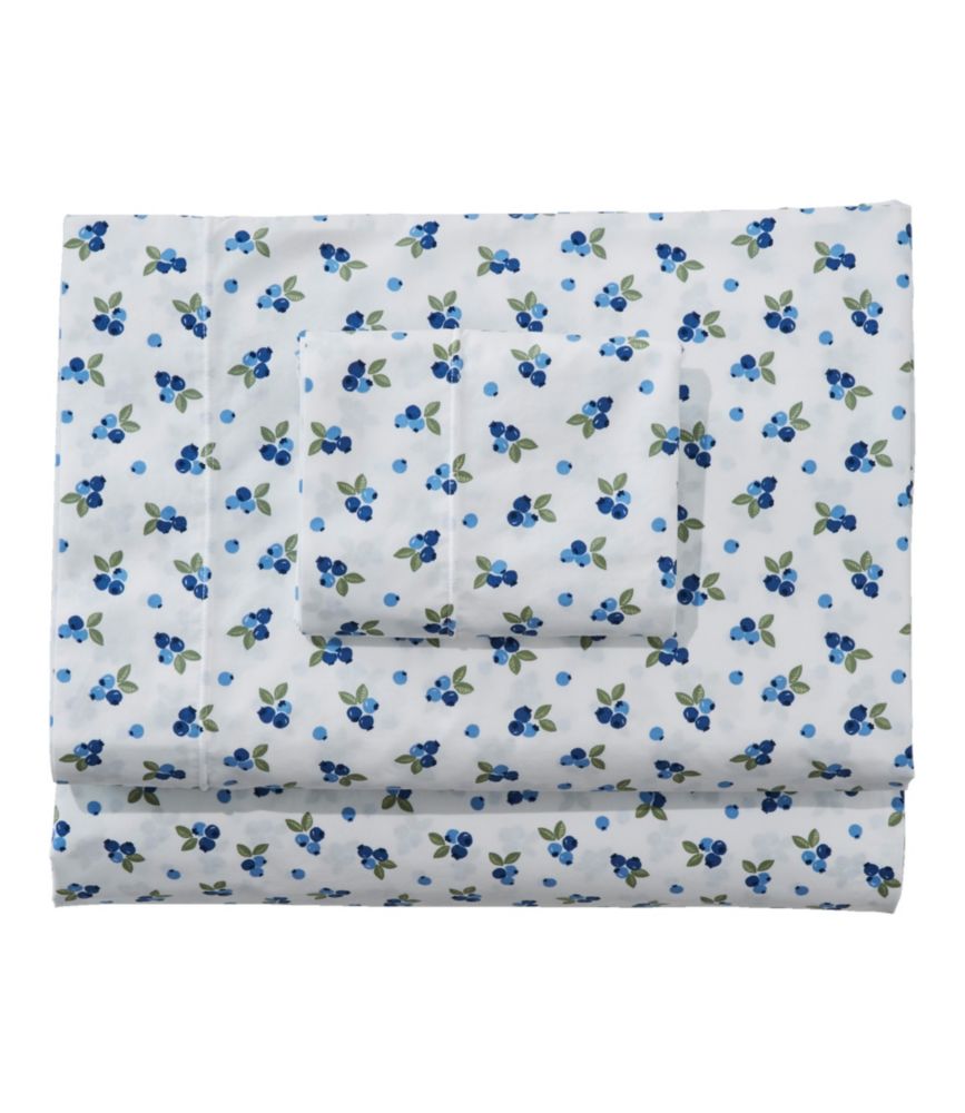 Blueberry Percale Sheet Collection, , small image number 1