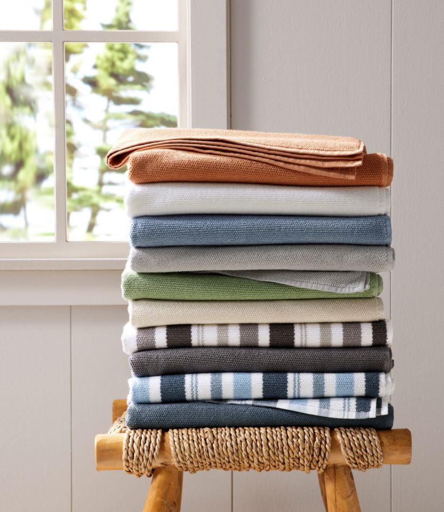 Organic Textured Cotton Towel Bath Beach Towels at L.L.Bean