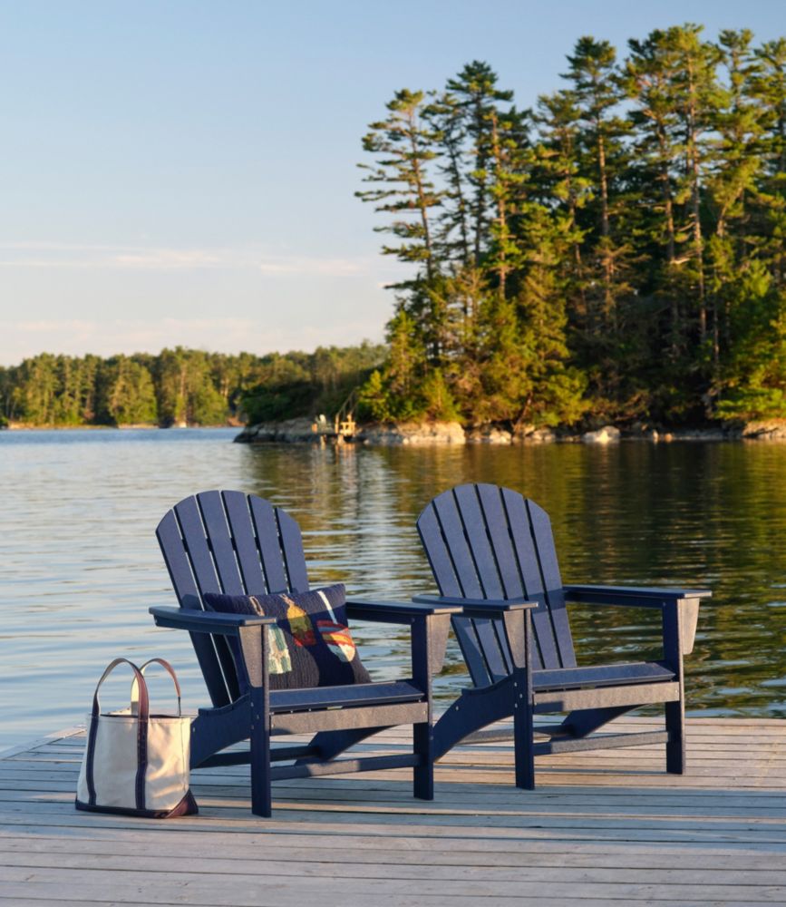All-Weather Waterfall Adirondack Chair, Classic Navy, small image number 7