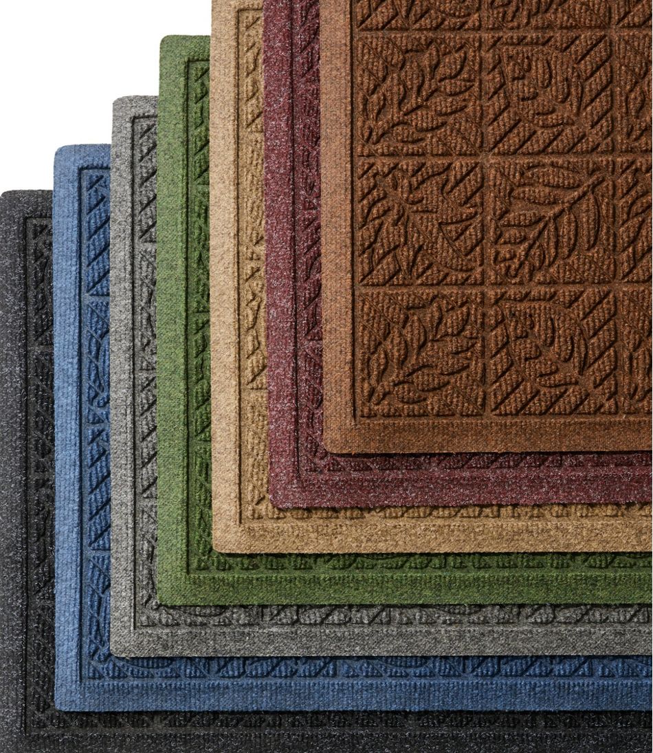 Heavyweight Recycled Waterhog Doormat Leaf