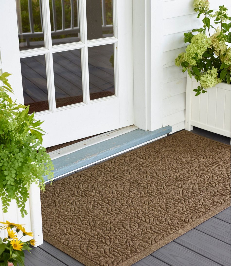 Heavyweight Recycled Waterhog Doormat, Leaf