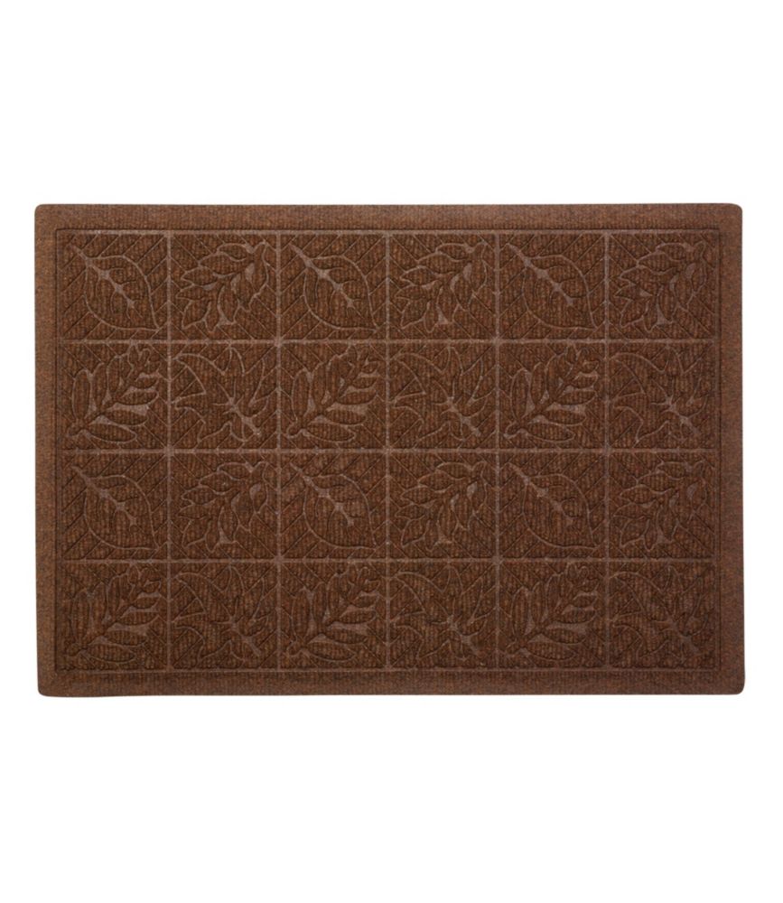 Heavyweight Recycled Waterhog Doormat Leaf Llbean