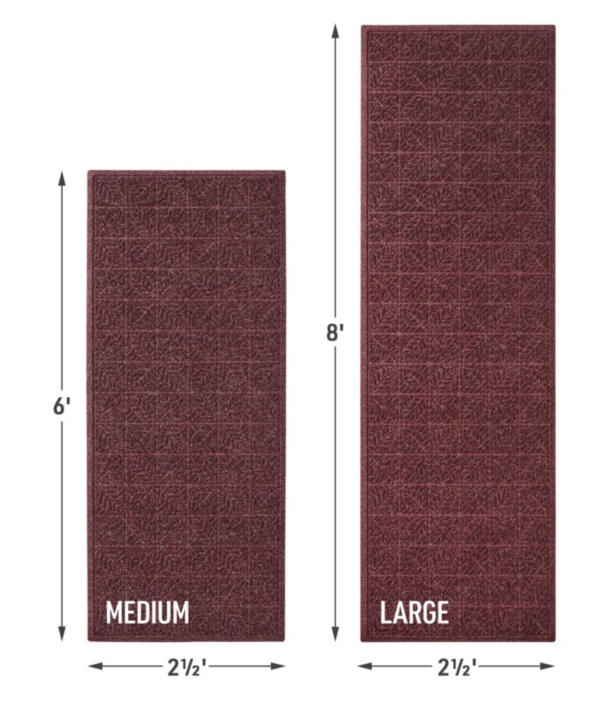 Heavyweight Recycled Waterhog Mat Runner, Leaf