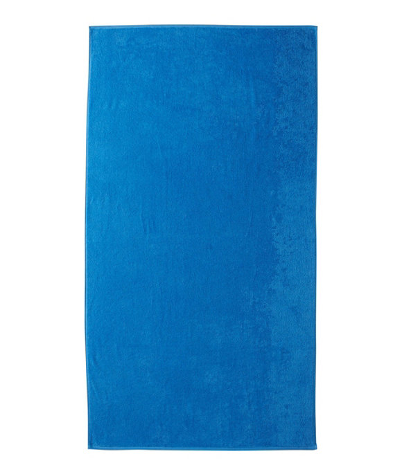 Seaside Beach Towel Solid, Caribbean Blue, largeimage number 0
