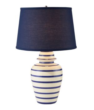 Portland Ceramic Lamp, Stripe