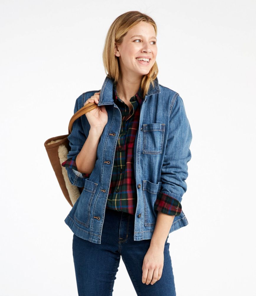 ll bean denim jacket