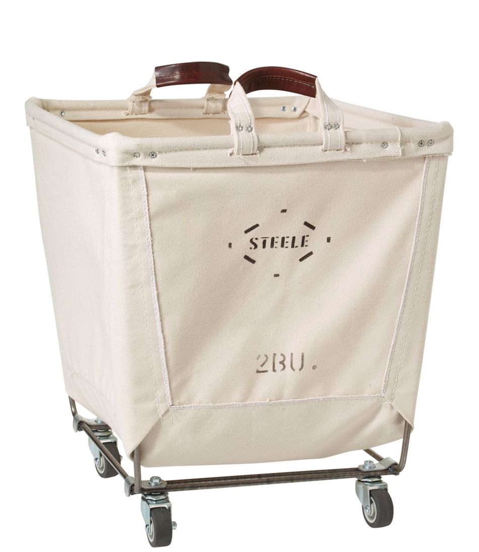 Steele Two Bushel Small Carry Basket with Casters