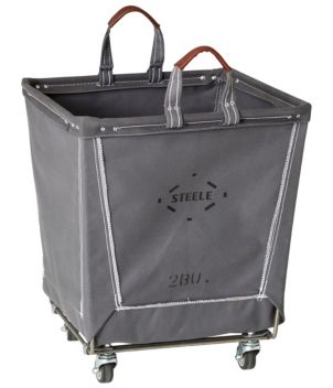 Steele Two Bushel Small Carry Basket with Casters