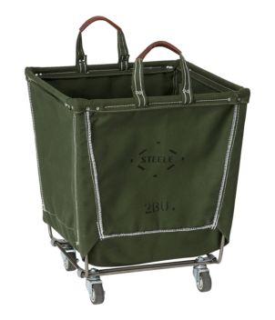 Steele Two Bushel Small Carry Basket with Casters