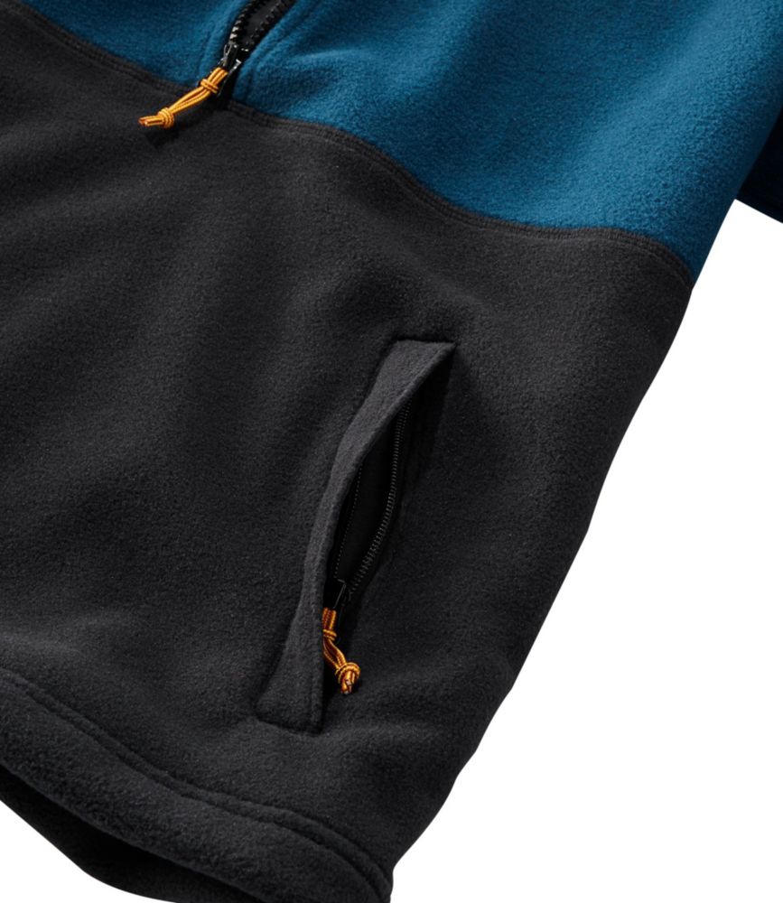 men's mountain classic colorblock fleece pullover