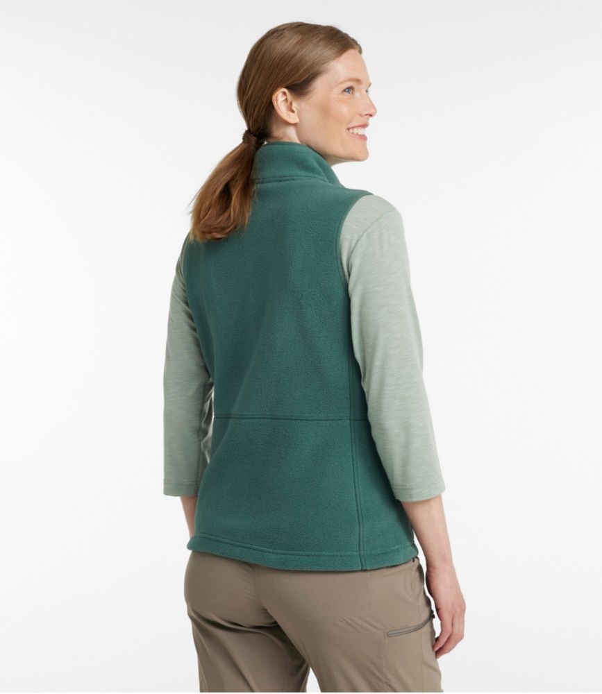 Women's Mountain Classic Fleece Vest, Deep Green, small image number 3