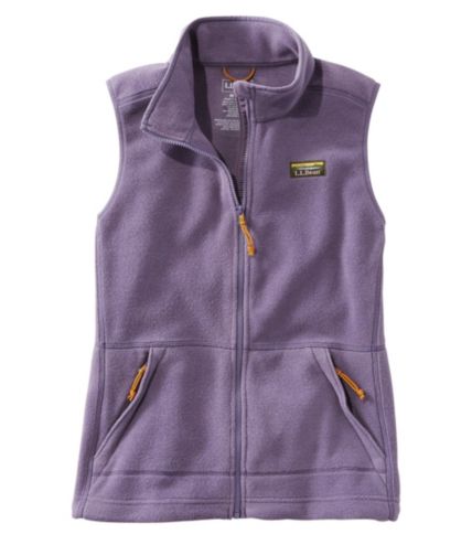 Ll bean fleece shop lined fitness vest