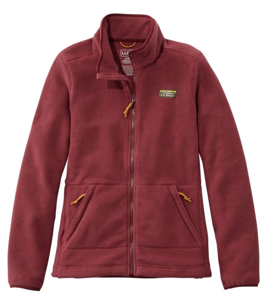 Image of Women's Mountain Classic Fleece Jacket Red Xxs